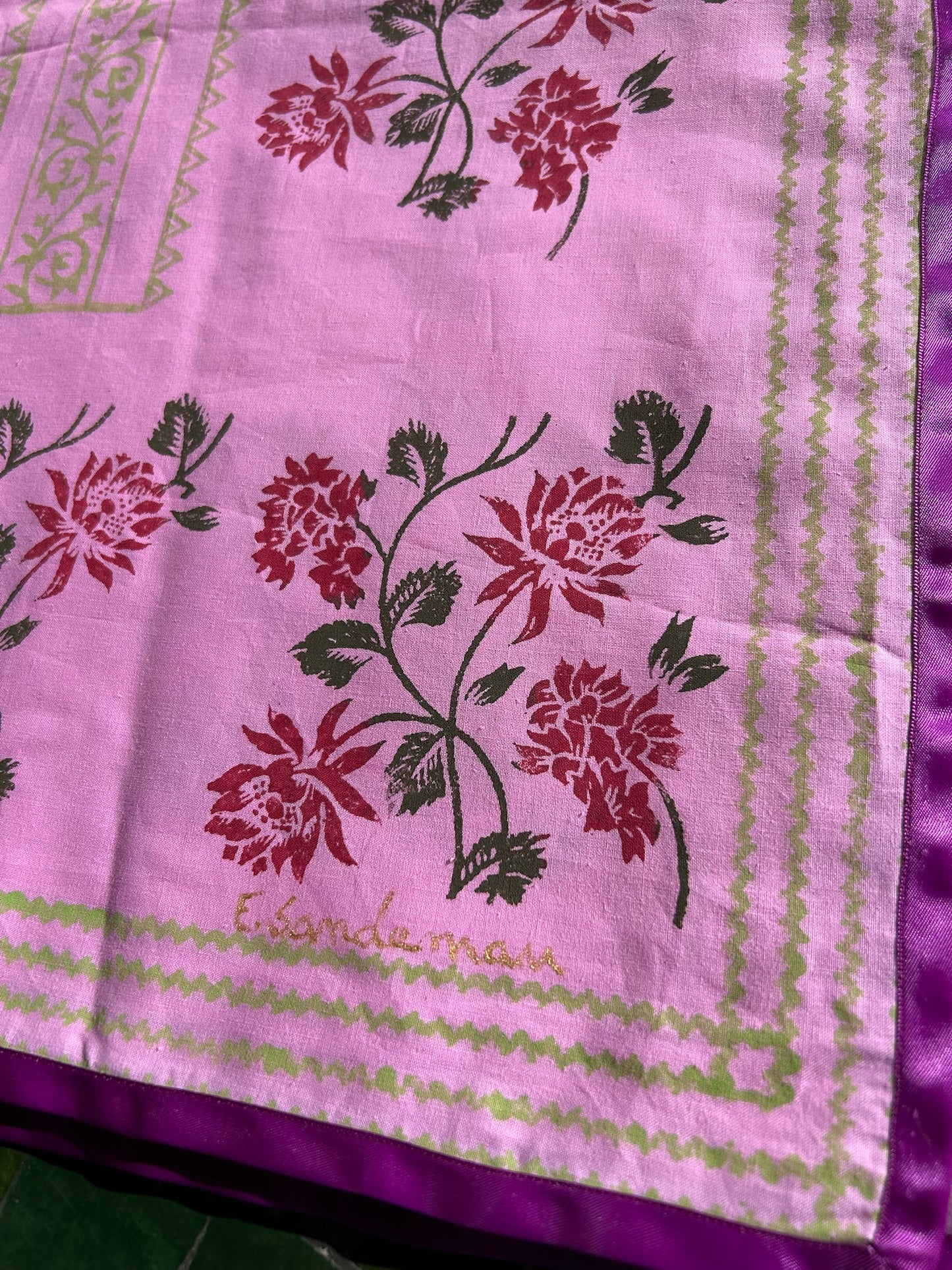 Flowers on Purple