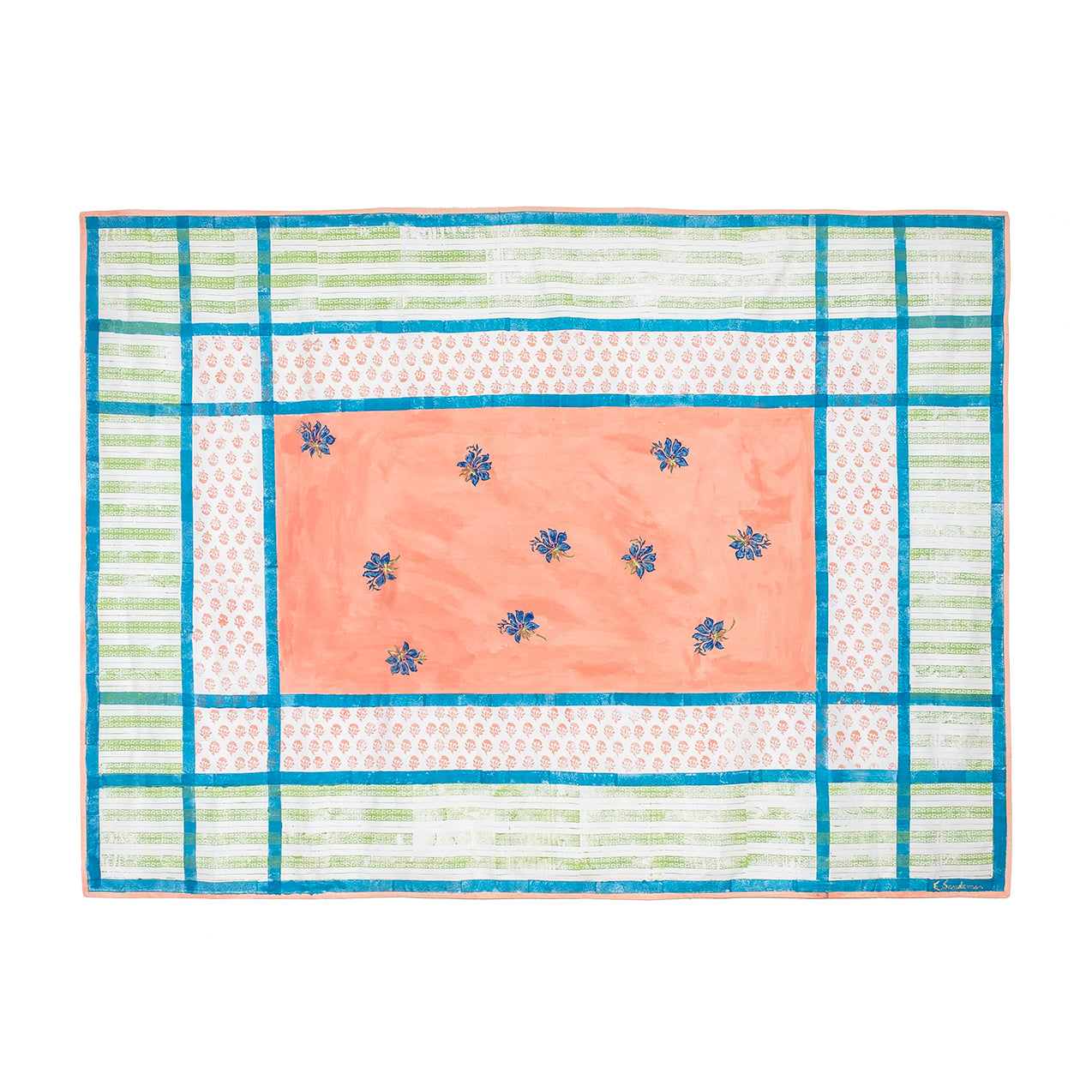 Summer Vibes Flowers On A Tray